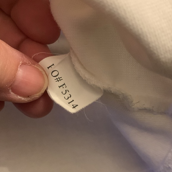 Christine Alexander White Tank Top with single row of pink crystals at neckline - Picture 4 of 6